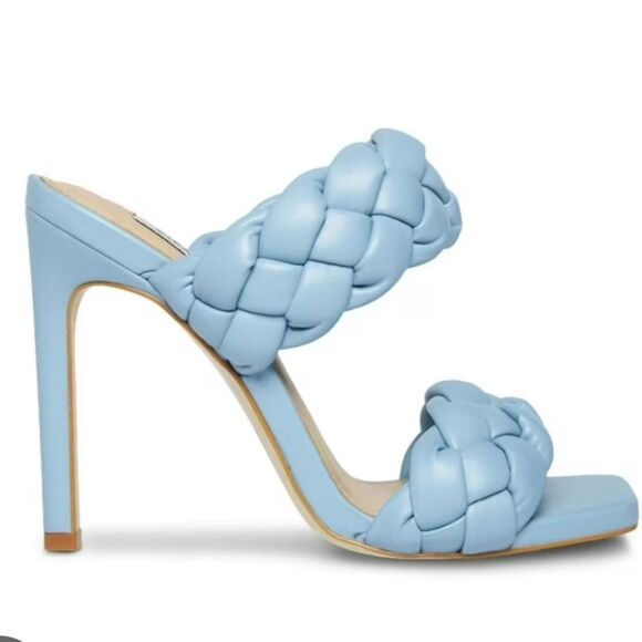 BRAND NEW STEVE MADDEN WOMEN"S CHUNKY BRAIDED STRAP DETAILS KENLEY HEELE… - Picture 14 of 14